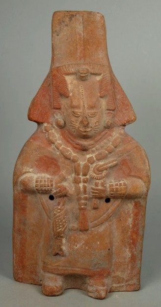 Great Jaina Mayan Jaguar God Rattle