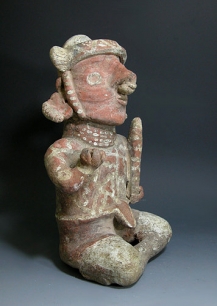 Nayarit Seated Warrior, Ex-Sotheby's