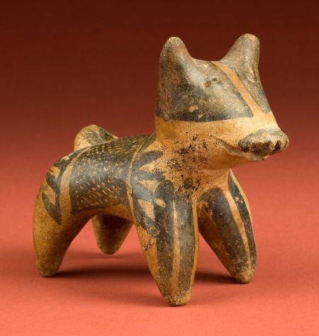 *SOLD* Painted Chinesco Standing Dog