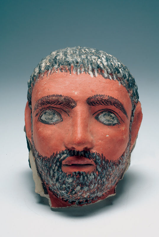 Roman-Egypt Plaster Head of a Man