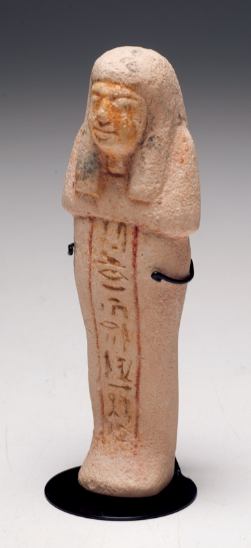 AN EGYPTIAN LIMESTONE SHABTI FOR IRY