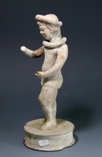 Rare terracotta Actor, manufactured Greece, South Italy