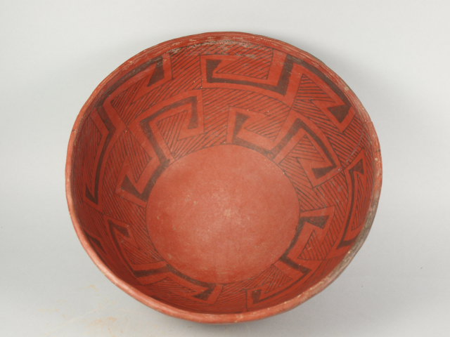 Mint Condition Puerco Black on Red Bowl