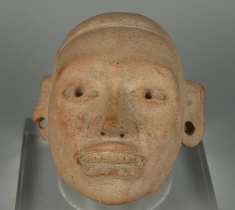 Realistic Huastec Sculpted Head