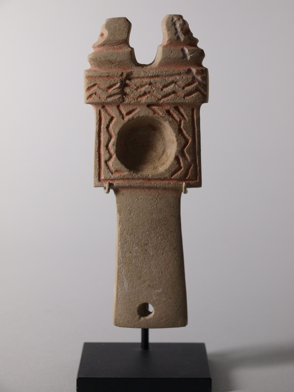 Rare Recuay Carved Stone Pallet