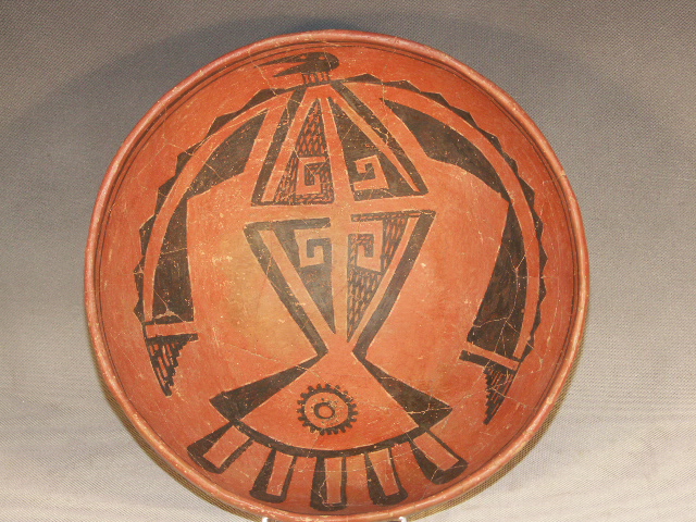 Huge Mogollon, Four Mile Polychrome Eagle Bowl
